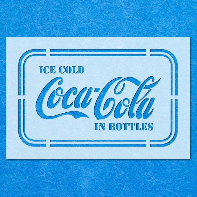 coca-cola-sign-brand-drink-bar-logo-stencil-mylar-airbrush-painting-wall-art-6-71-picclick for Coca Cola Stencil Free Printable COCA COLA SIGN Brand Drink Bar Logo Stencil, Mylar Airbrush Painting Wall Art $6.71 - PicClick for Coca Cola Stencil Free Printable