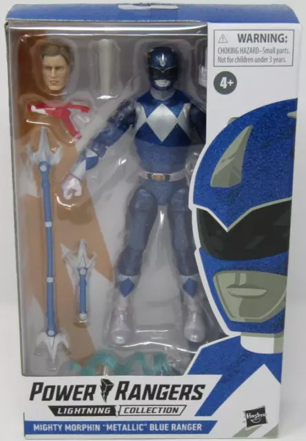 Power Rangers Lightning Collection Mighty Morphin Metallic Blue Ranger 2021