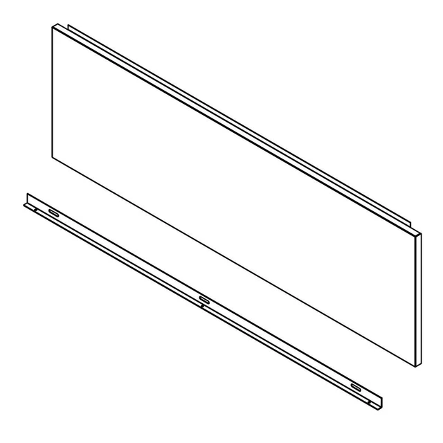 Elkay Stainless Steel Access Panel for Bi-Level Architectural Fountains