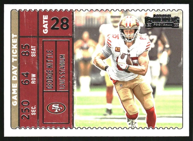 2022 Panini Contenders Game Day Ticket #30 George Kittle