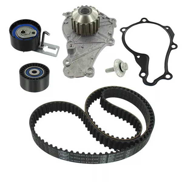 SKF Water Pump and Timing Belt Kit VKMC 03316 For CITROËN FIAT MAZDA MITSUBISHI