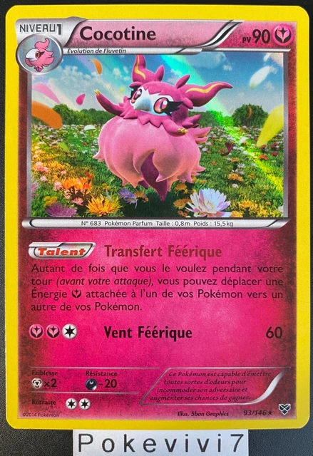 Carte Pokemon COCOTINE 93/146 Holo XY de Base FR