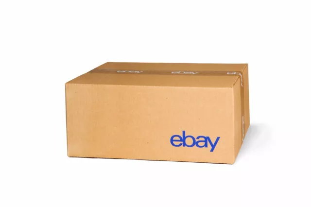 Pack Cajas de Cartón canal simple con logo eBay en azul 35x25x15cm