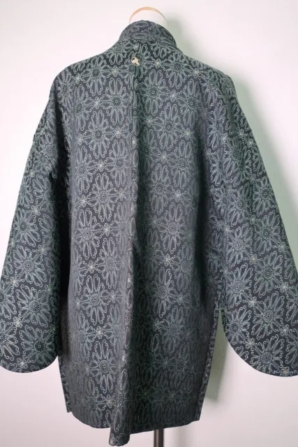 8531F4 Silk Vintage Japanese Kimono Haori Jacket 2