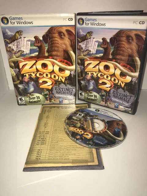 Jeu PC Zoo Tycoon 2 : Extension Espèces En Danger - Bon État - Boîte Et Manuel