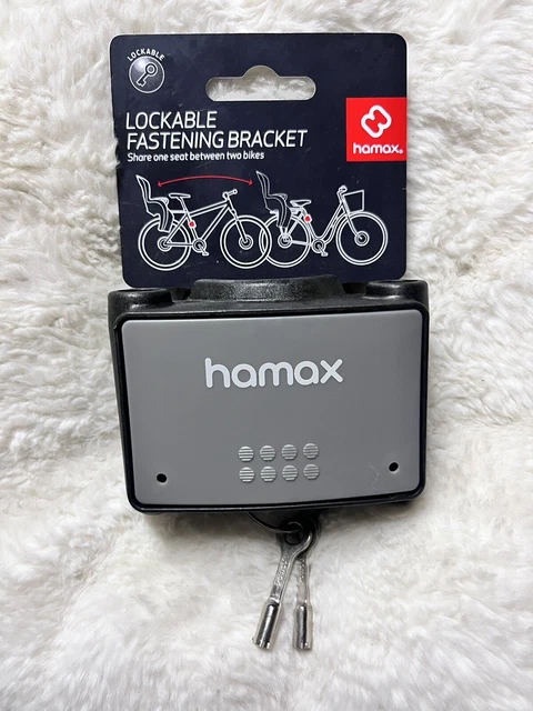 HAMAX LOCKABLE FASTENING bracket For Bikes Brand New 41.79