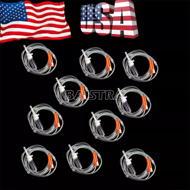 10Pc Disposable Dental Lab Implant Surgery Oral Irrigation Tube Fit for NOUVAG