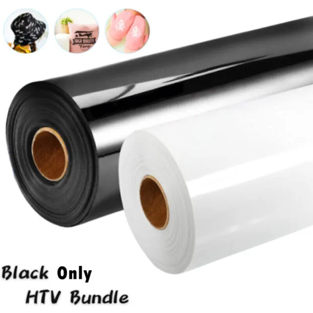 Heat Transfer Vinyl HTV Sheets T-Shirt 12" x 10ft Wide Roll Iron On / Heat Press