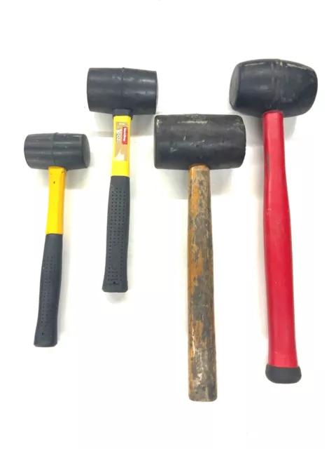 Lot Of Assorted Rubber Mallets / Hammers