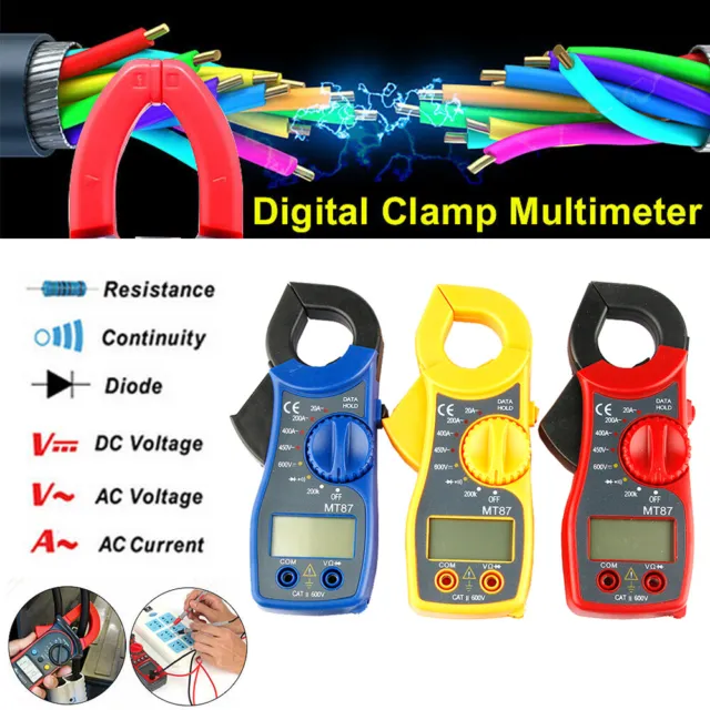 Digital Multimeter Messgerät Voltmeter Amperemeter LCD Ohmmeter Volt Teste AC