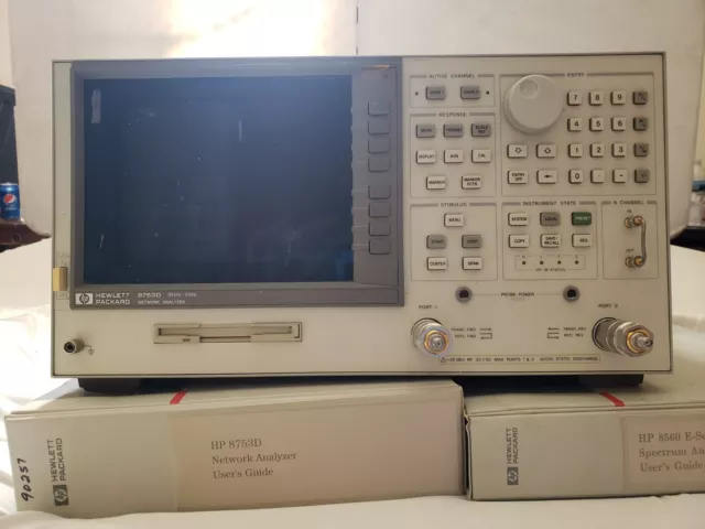 HP 8753D   30KHz-3GHz Network analyzer working