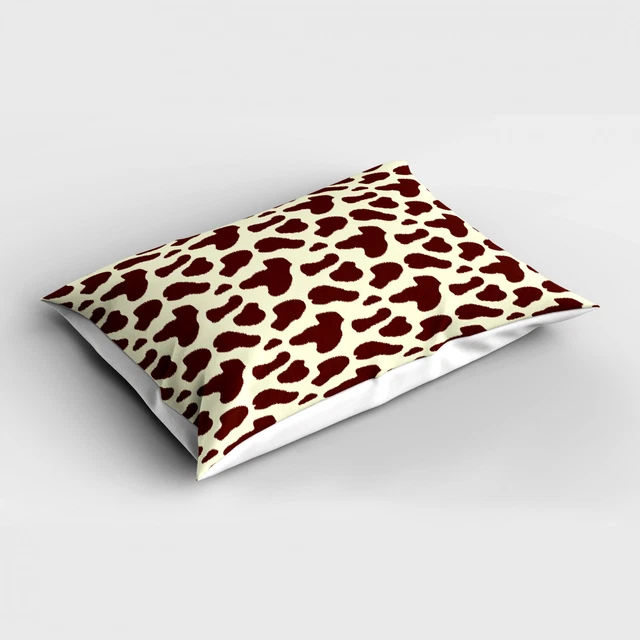 impresión de la vaca Funda de Almohada El ganado de la piel con Spot