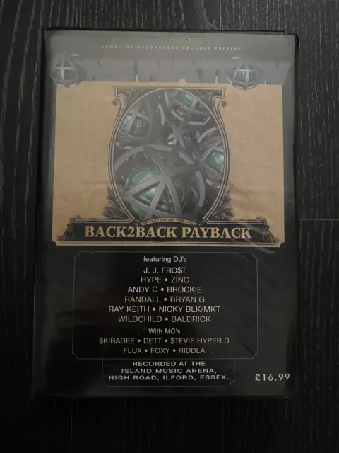 One Nation 1997 Payback alte Schule/Dschungel Hardcore Rave Kassettenpackungen