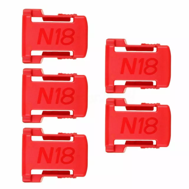 5x Battery Ready Dock/Mounts Holders For Milwaukee M18 18V Tool Battery BA-MWQ5