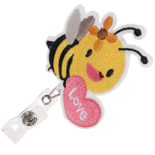 Ausweishalter mit Bienenmuster, niedlicher Kartenschnalle, Ausweishalter,