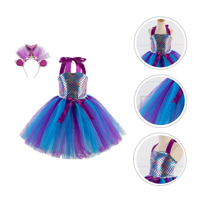 Set di costumi con gonna a maglie coda coda a filo abiti vestiti per feste di