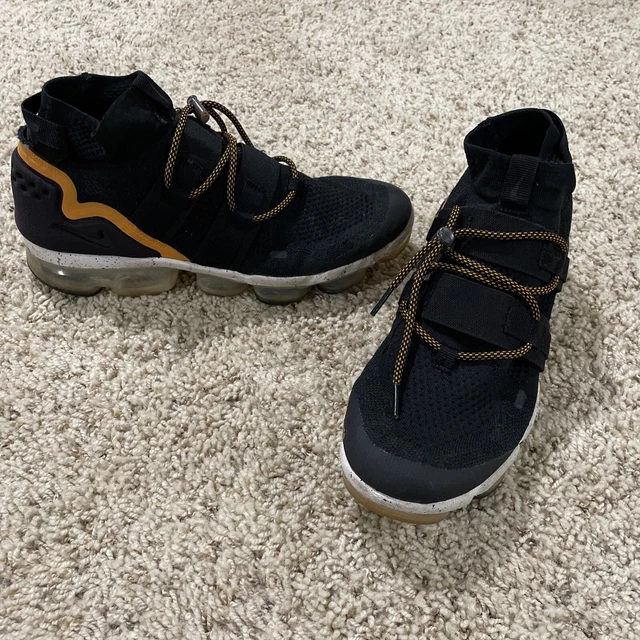 NIKE AIR VAPORMAX FlyKnit Utility AH6834 300 Black Orange Peel