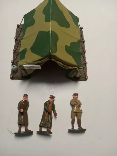 WW1 Britains US General Pershing Allies LOT Tent Expeditionary Forces 54mm 2003