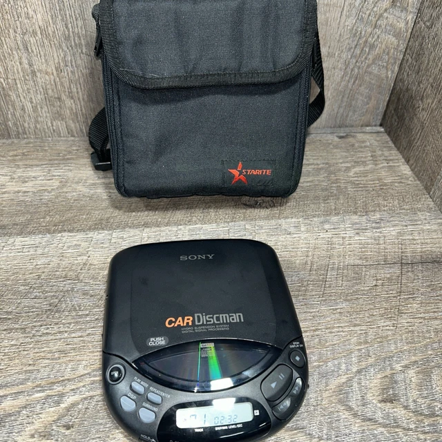 SONY CAR DISCMAN D-822K Lettore CD portatile TESTATO/FUNZIONA/LEGGI LA ...