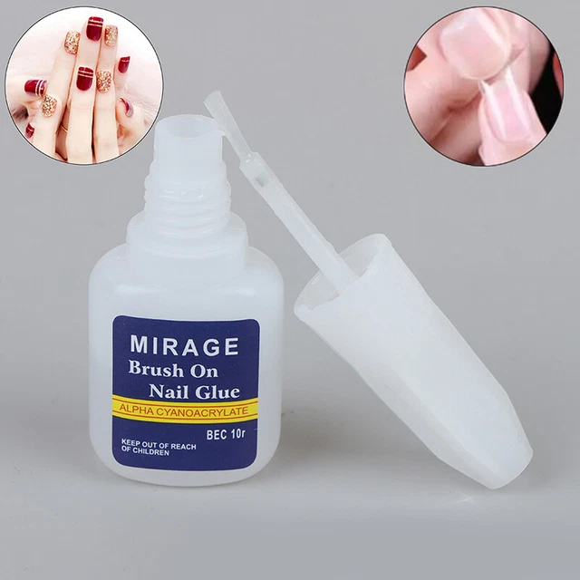 10g Nail Glue Clear Strong Adhesive Acrylic False Nails Tips Makeup UV Gel