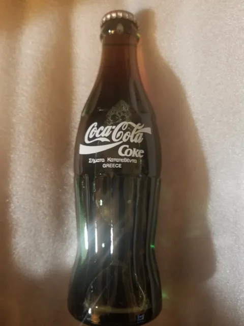 Coca Cola 6.5 Oz Bottle From Greece  (Box #C 010)