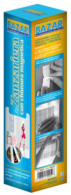 Zanzariera Magnetica 120X240H Nera