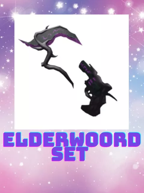 ELDERWOOD SET💜🎩FAST DELIVERY!!!💜🎩MM2 ROBLOX💜🎩GODLY ANCIENT 2 ITEMS