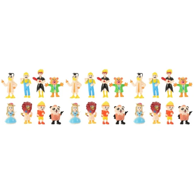 Burattino PVC Ornamenti Animali Statuetta Burattino Mini Personaggio Display