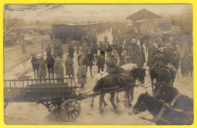 CPA TROYES, SCÈNES vécues pendant la Grande Guerre de 1914, Au