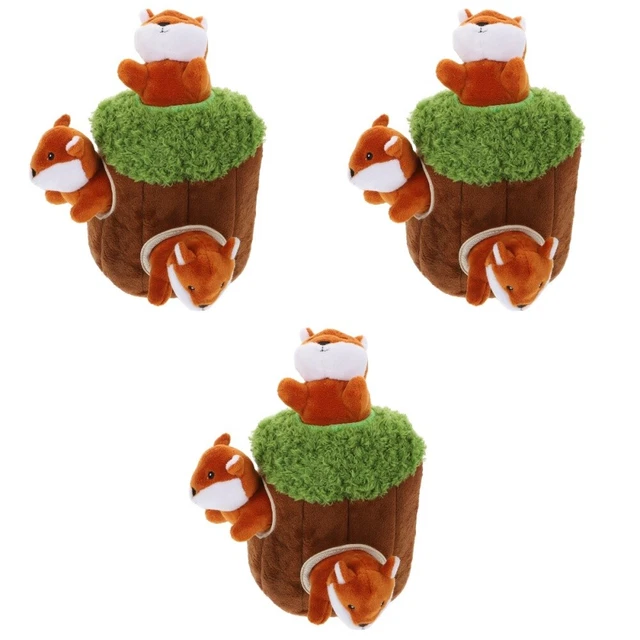 3 Sets Jouets En Peluche Pour Animaux De Compagnie À Mâcher Chiens