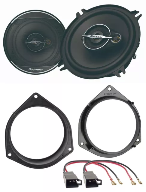 Pioneer 13cm 3-Wege 300Watt Lautsprecher für Citroen Nemo Fiat Doblo Opel Frontt
