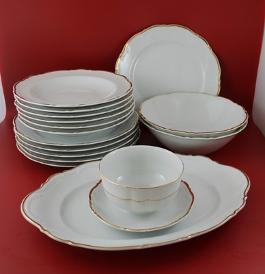 4 Piatti e 4 Piatti da Dessert per 4 Persone VEWEET Kayla Piatti Servizio in Porcellana Stoviglie Set 20 Pezzi con 4 Portauova 4 Ciotola per Cereali 4 Tazze Mugs 350 ml 