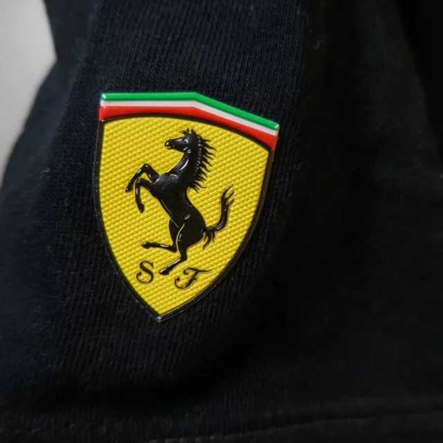 Chemisette Polo Schwarz Sf Scuderia Ferrari Automobil Puma Sport Germany N6462 2