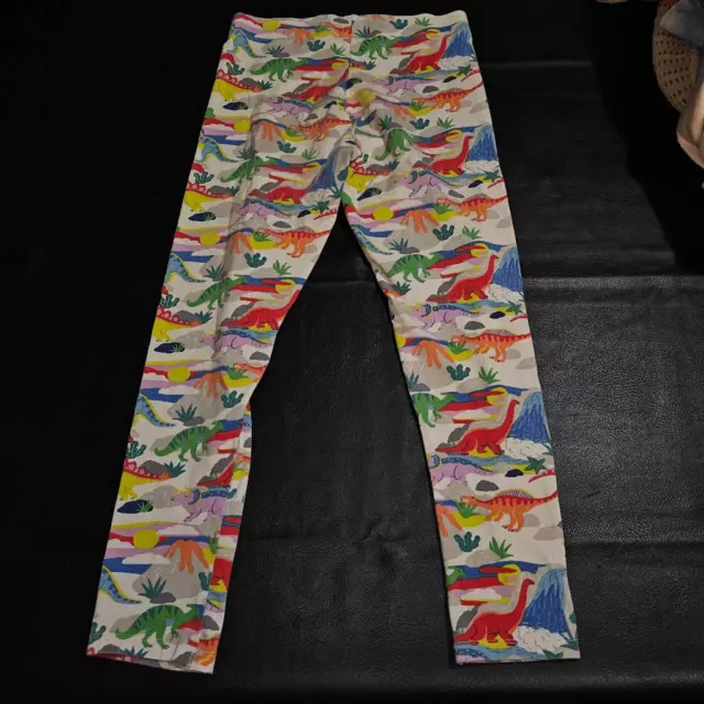 Mini Boden Girls Dinosaur Print Leggings 11 12 2