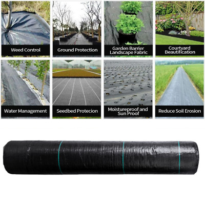 Heavy Duty Weed Control Fabric Anti Weed Membrane Garden Ground Sheet Cover Mat 3