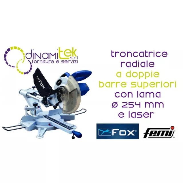 F 36 255 Troncatrice Radiale Supercompatta Fox