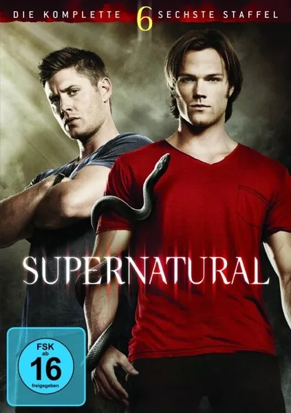 Supernatural: Staffel 6-Jared Padalecki,Jensen Ackles,Misha Collins  6 Dvd Neuf