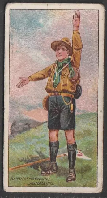 Imperial Tobacco of Canada, Boy Scouts, 1911, No 23, Hand (Semaphore) Signalling