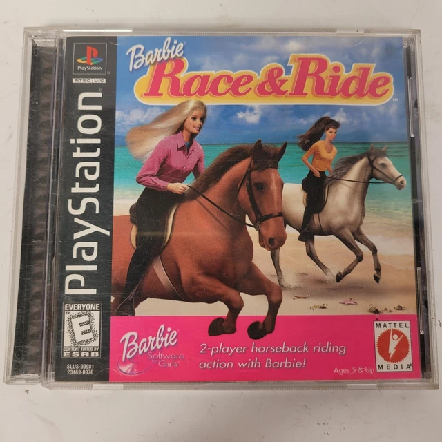 BARBIE RACE AND Ride, Sony Playstation, PS1, Complete CIB EUR 7,13 ...