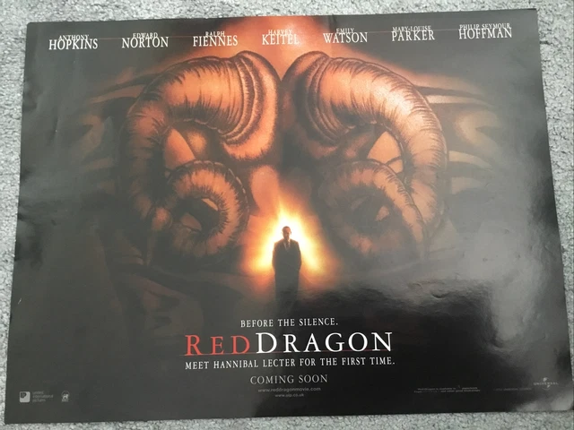Original Mini Quad Cinema Poster 16x12 - RED DRAGON HANNIBAL HOPKINS Original Mini Quad Cinema Poster 16x12 - RED DRAGON HANNIBAL HOPKINS