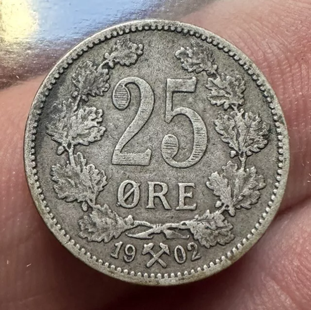Norway 25 Ore 1902