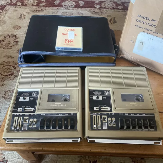 American Printing House Cassette Recorder 4 Track Vari Speed Pitch Control