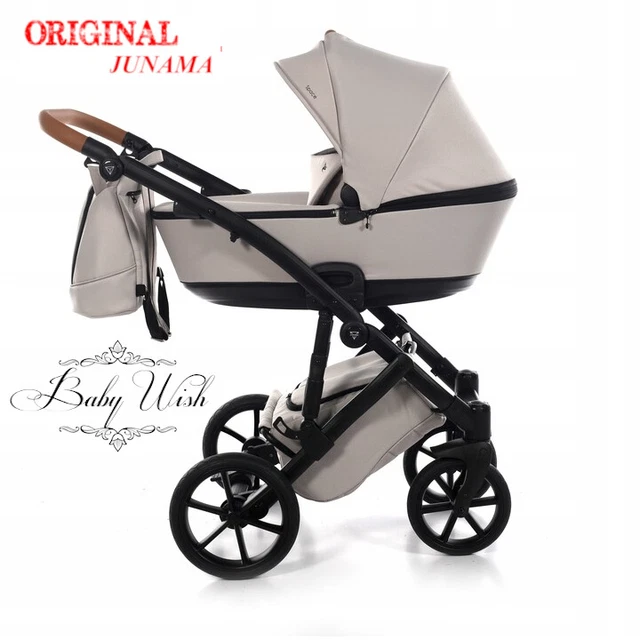 JUNAMA SPACE V2 BABY PRAM STROLLER 2in1 , CARRYCOT+ PUSHCHAIR