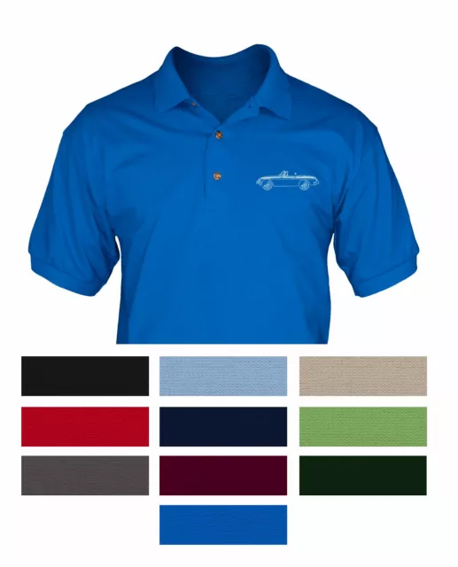 MG MGB MKIII Convertible Polo Shirt - 10 Colors - British Classic Car