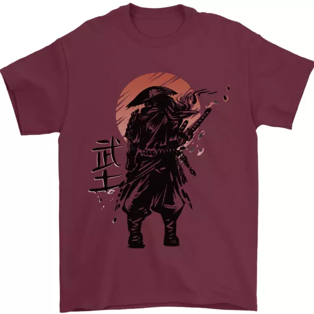 Samurai Sun MMA Warrior Mens T-Shirt 100% Cotton