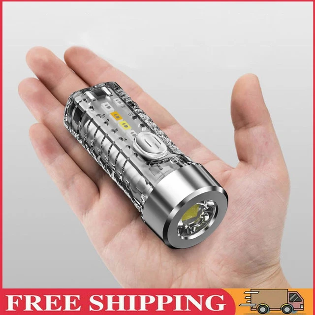 Waterproof Keychain Flashlight Portable Flashlight 3 Gears for Outdoor Emergency