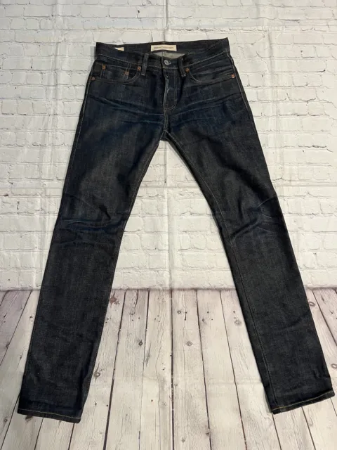 Brave Star Selvedge Jeans 30 x 28 Raw Denim Made In USA The Slim Taper