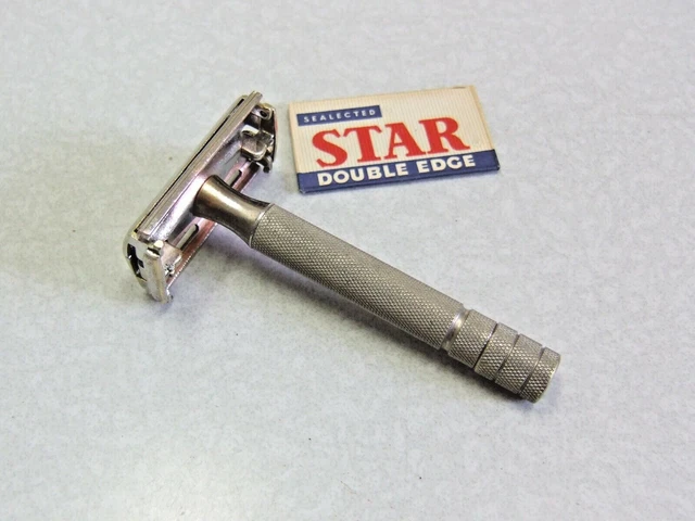 Vintage 1952 Gillette Super Speed TTO Double Edge DE Safety Razor
