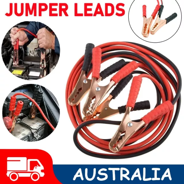 Car Truck Jumper Leads Jump Start Starter Booster Cables Heavy Duty Cable Leads
