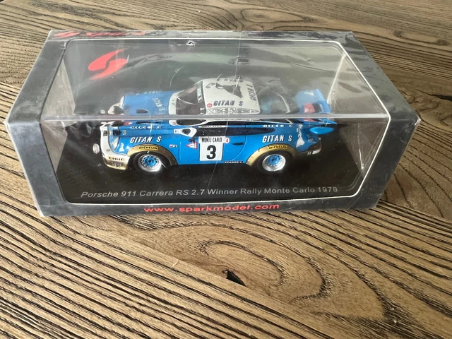 Porsche 911 Carrera RS 2.7 N°3 – Rallye Monte-Carlo 1978 – Spark 1/43 (S6639)
